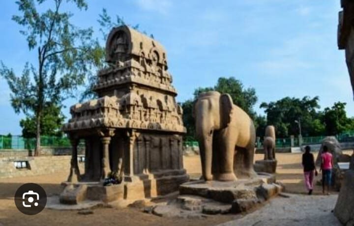 8 Mahabalipuram Five Rathas (Mahabalipuram, Tamil Nadu)