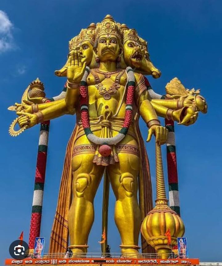 9 Panchamukhi Hanuman Statue Located in Bidanagere, Karnataka 9 Panchamukhi Hanuman Statue Located in Bidanagere, Karnataka